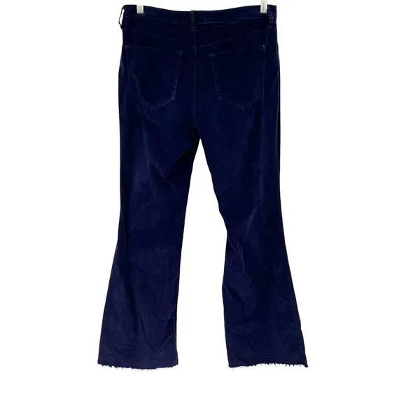 Free People We The Free Jayde Cord Flare Pants Raw Hem‎ Blue Size 29 - Image 7
