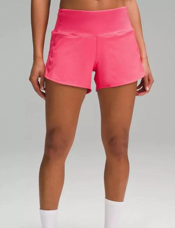Lululemon Speed Up High-Rise Lined Short 4 New with tags -ColourGlaze Pink - Image 4