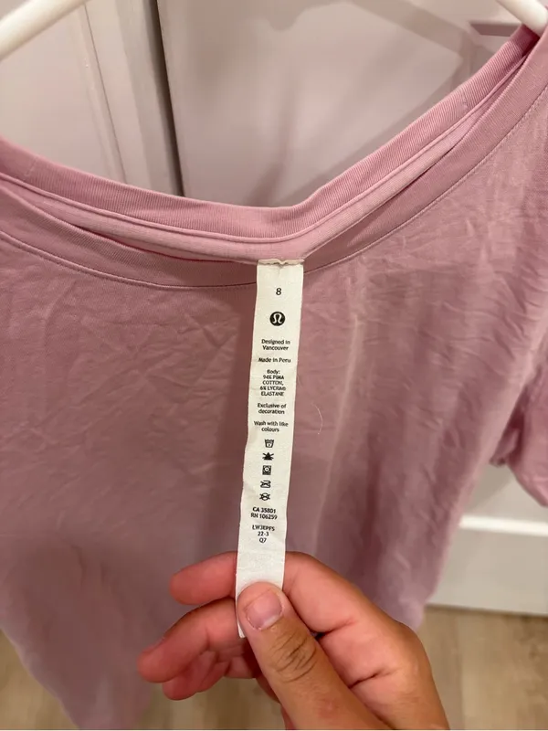 Lululemon Curved Hem Crewneck Tee - Image 3