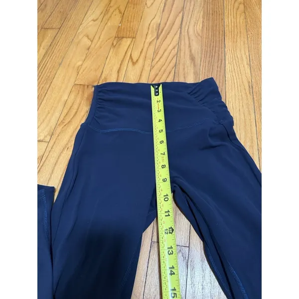 Lululemon Align High-Rise Ruched Waist Nulu Pant 25" True Navy Size‎ 4 - Image 11