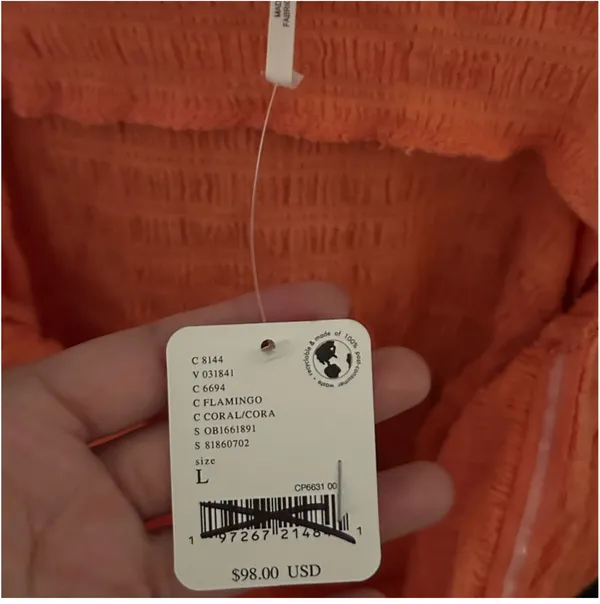 Free People Orange Dress Midi - Image 3