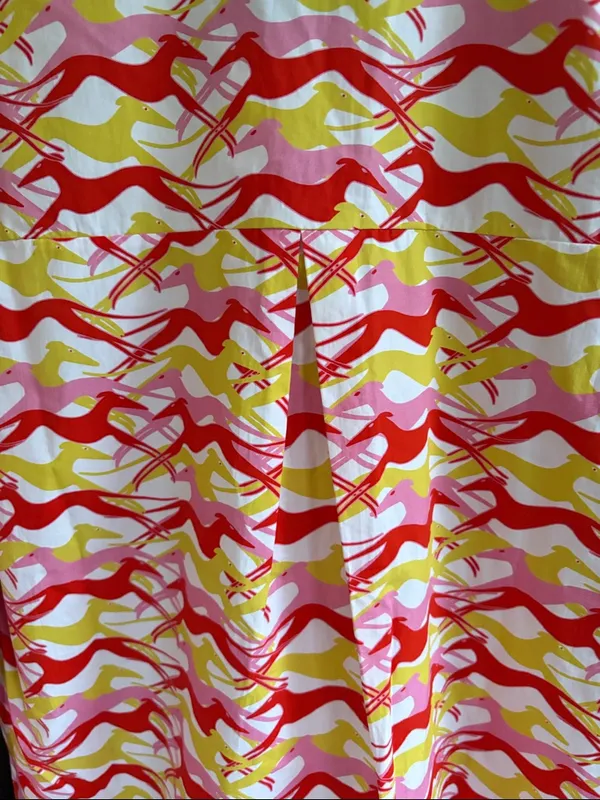 NWT ANONYME Dog Print Button Up Top Size Medium Retail $135.00 - Image 12