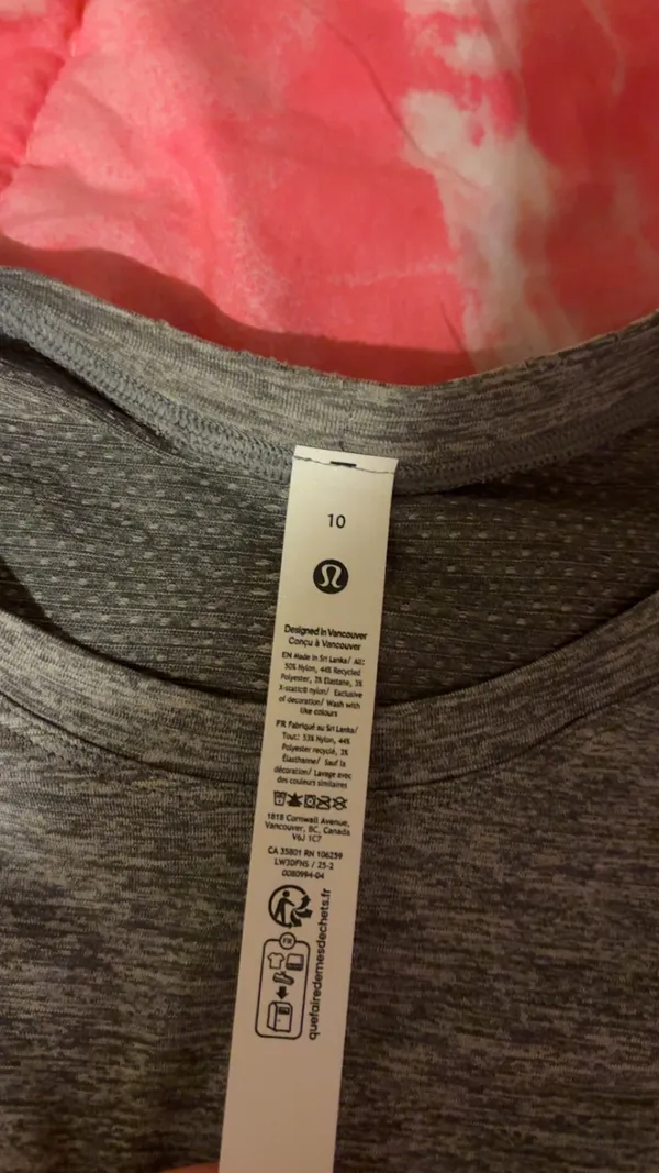 Lululemon Shirt Swiftly Tech Short Sleeve - Image 2