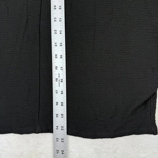 Maeve Anthropologie Black Batwing Waffle Knit Top Medium New With Tags - Image 5