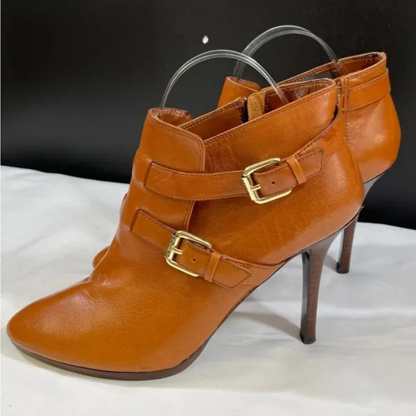 Lauren Ralph Lauren Lorelei Women's Brown Shoes/Heeled Boots Sz 8.5B SKU 5461 - Image 5
