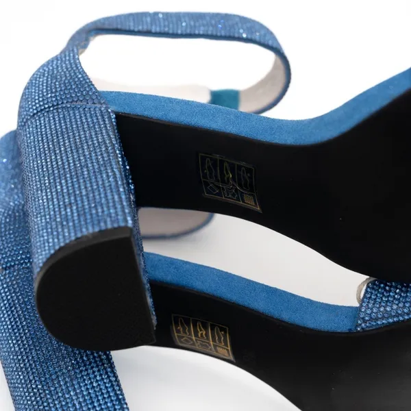 Jeffrey‎ Campbell - Blue Sparkly Lindsay Heel - Image 5