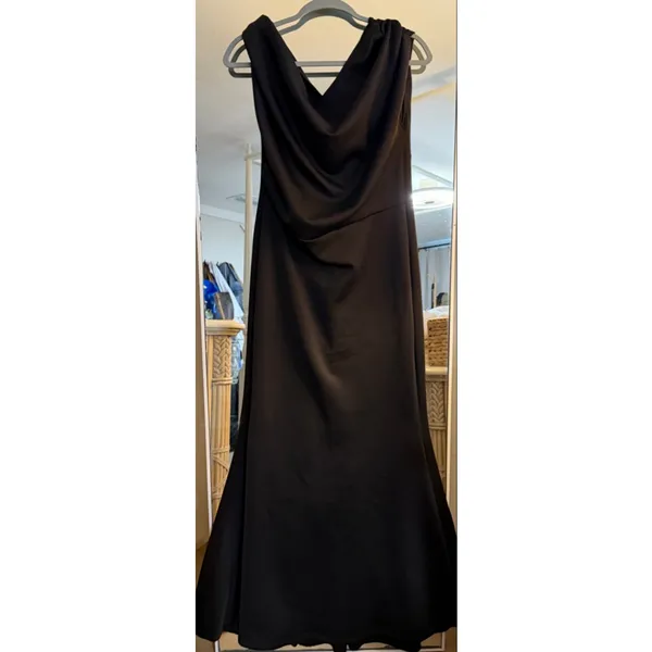 Elegant Sleeveless Off Shoulder Bodycon Long Formal Dress XL - Image 3