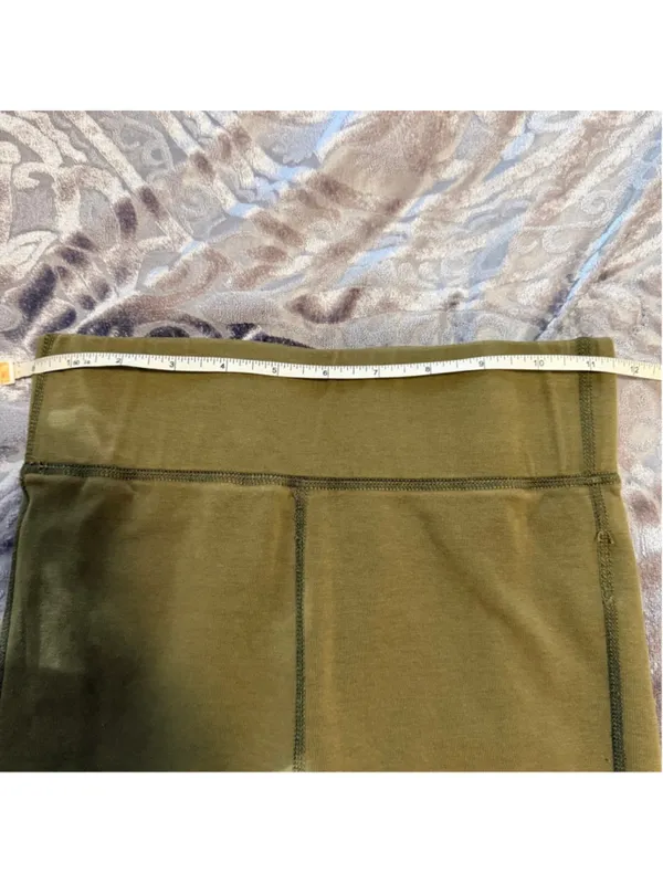 By Egreis Designer Olive Green Leggings – Women's Small (b1) - Image 6