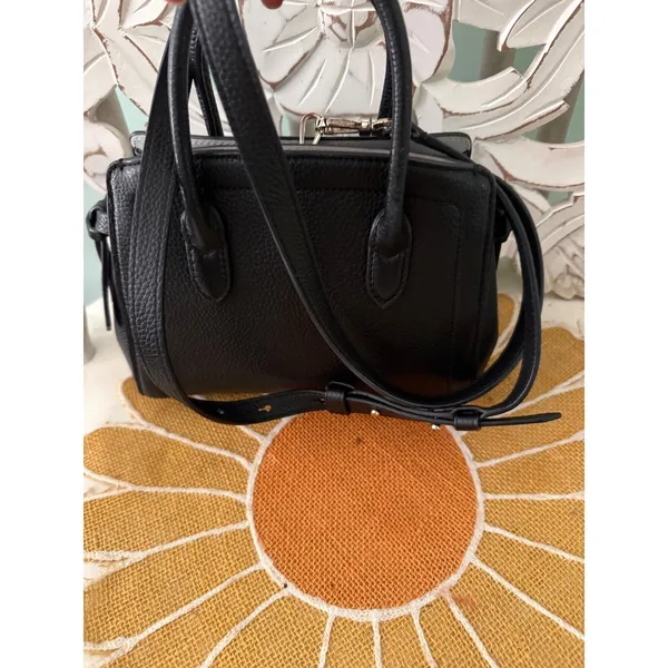 Kate Spade Knott Mini Satchel Black Pebbled‎ Leather PXR00438 NWT $298 Retail FS - Image 3