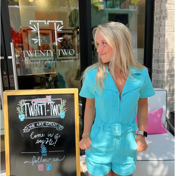 Day + Moon Blue Romper - Image 3