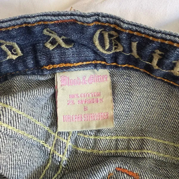 Denim Vintage Y2K Mini Skirt - Image 4