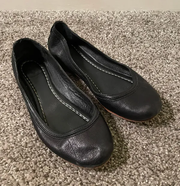 Frye Carson Leather Ballet Flats - Image 2