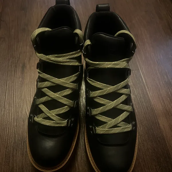 Timberland Women's Mid Lace Boot Black Size 8.5 M Stone Street Full Grain - Image 3