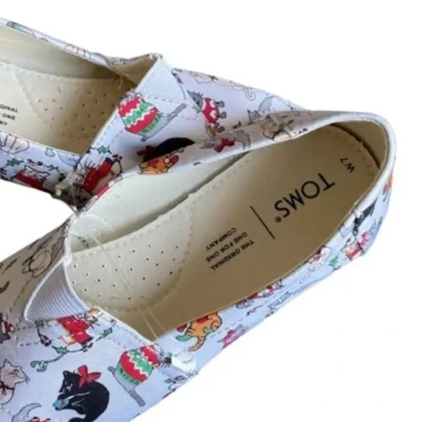 Tom's Christmas Cat 7 Holiday‎ Shoes - Image 4