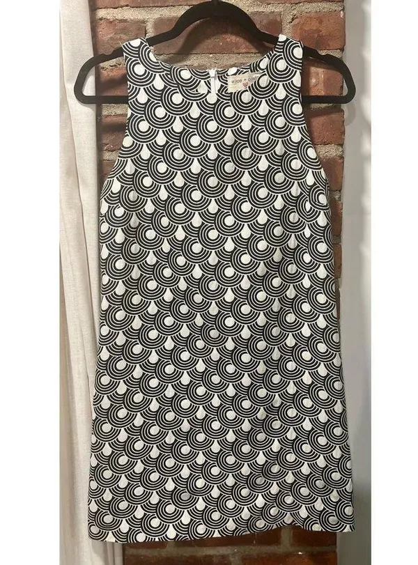 Alice & Olivia Mini Shift Dress Small Sleeveless Career Business Casual - Image 7