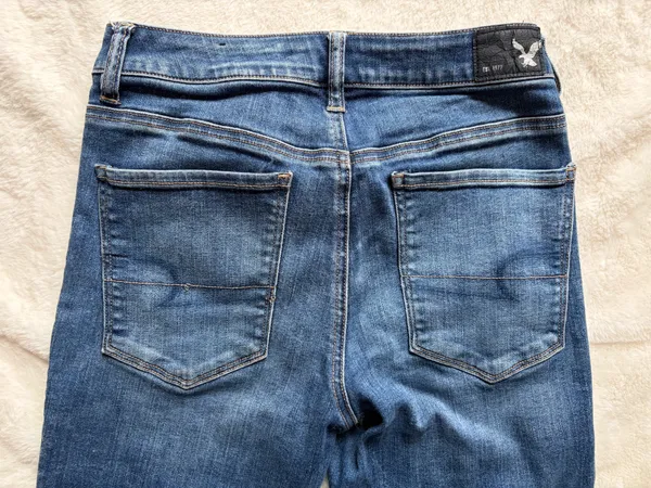 American Eagle Women’s Hi Rise Jeggings Size 6 Long Dark Wash AEO Denim X Jeans - Image 13