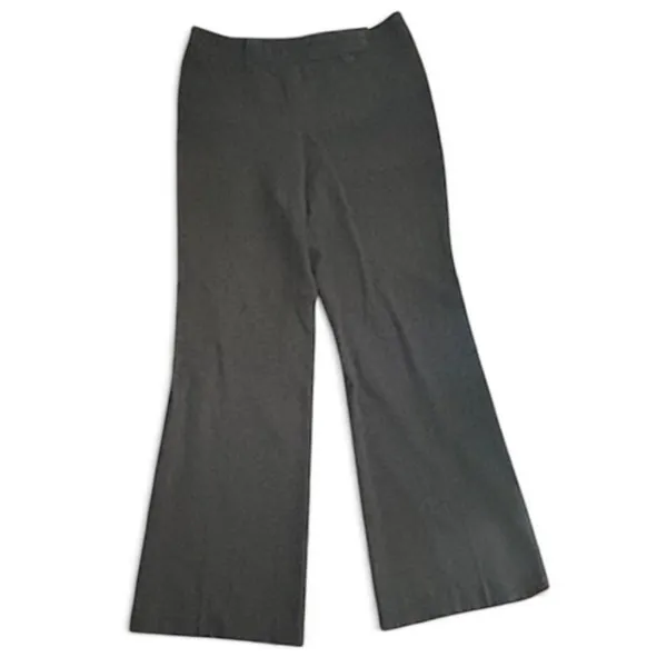 Ann Taylor‎ Signature Dark Gray Wide Leg Dress Pants Business Office 4 Petite - Image 2
