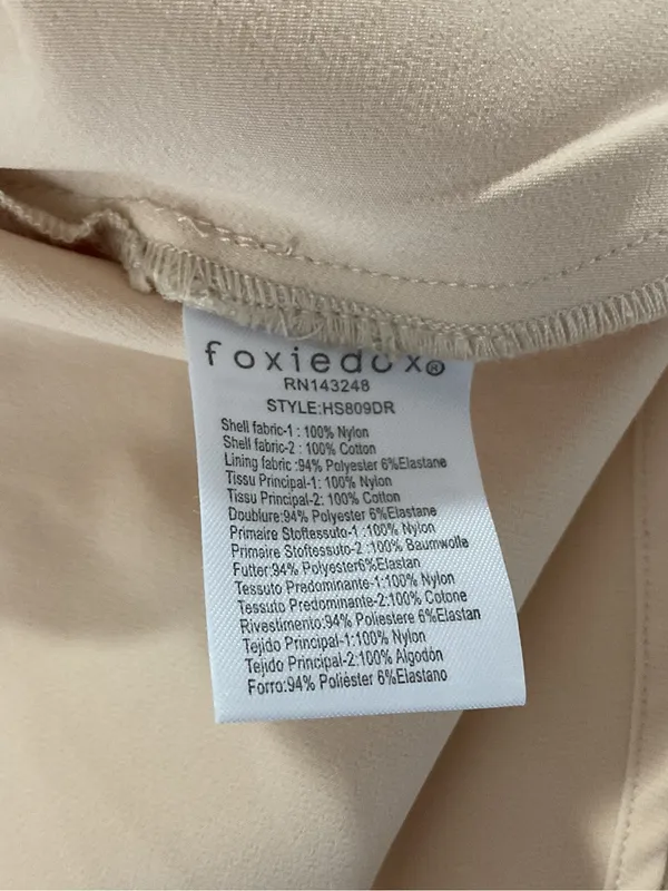 Foxiedox Mia Yellow Lace Halter Mini Dress Womens Size Small - Image 5