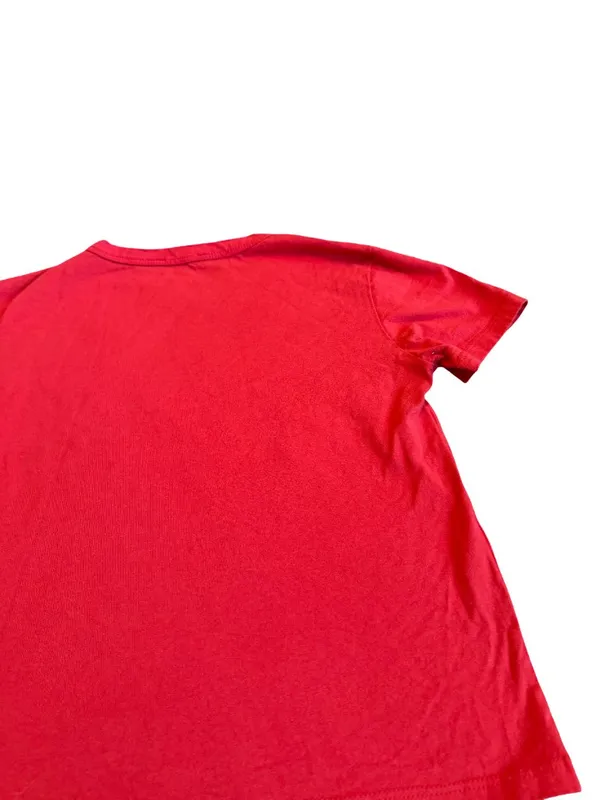 Zara Red Graphic Baby Tee Los Angeles California Short Sleeve Size Small - Image 8