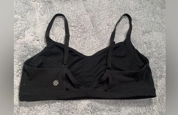 Athleta black sports bra small - Image 4