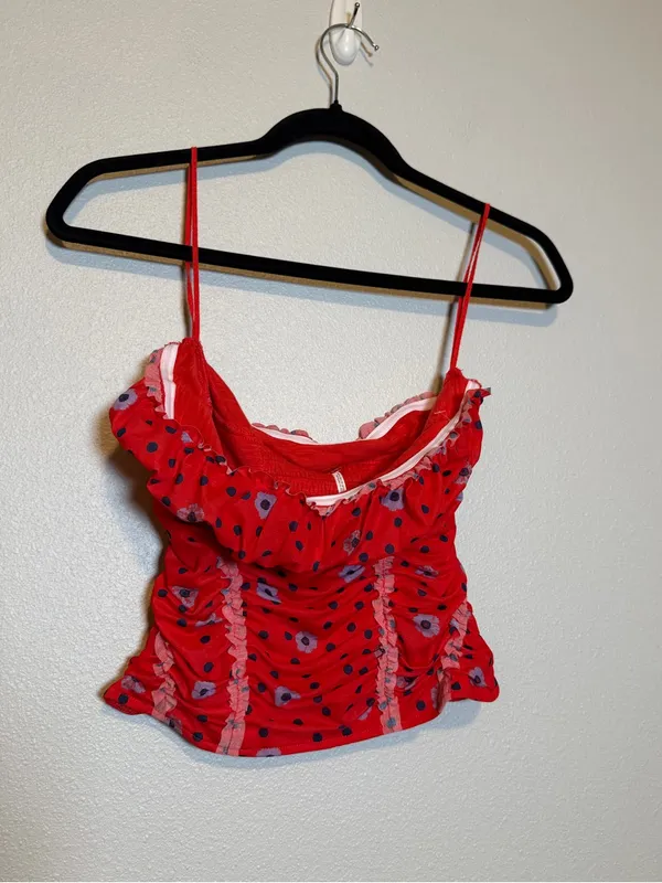 Free people nwot Scottie Printed Tube top XS - Image 4