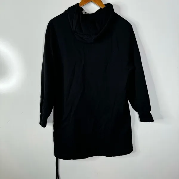 Asos Black Sweatshirt Tunic Dress Size‎ 6 - Image 2