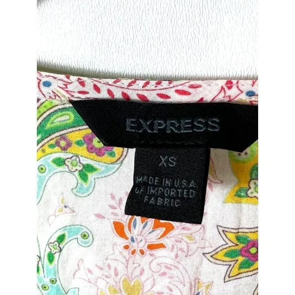 Vintage‎ y2k Express paisley print top - Image 6