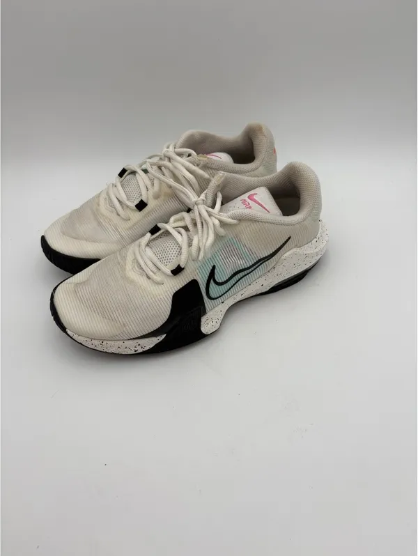 Nike Air Max Women's Sneakers Size 8 White Black Pink Running Casual Shoes - Image 4
