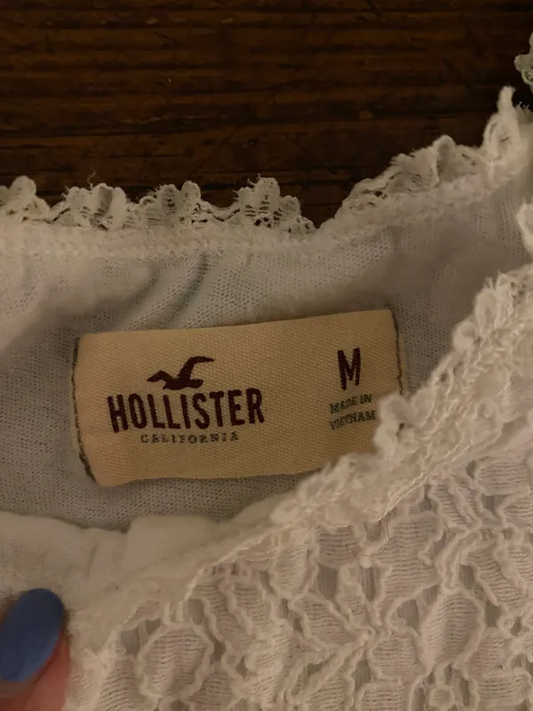 Hollister White Tank Top - Image 3