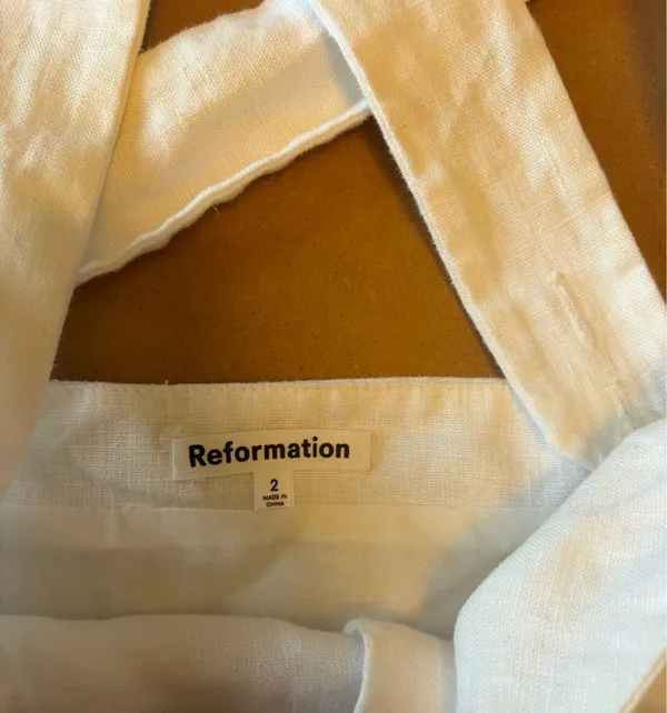 Reformation Kimberly Linen Top - Image 7