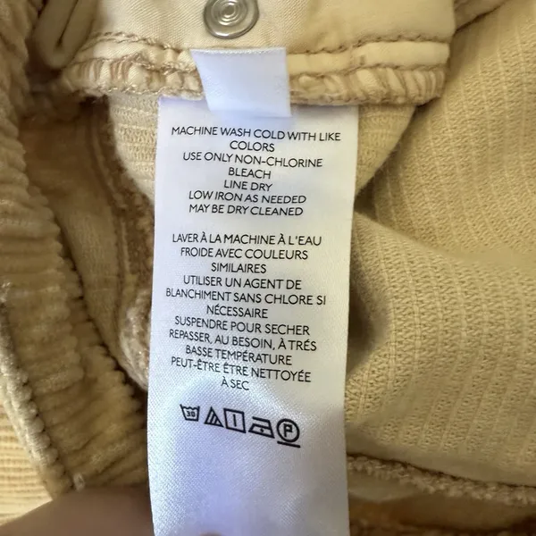 Urban‎ Outfitters BDG Mom High Rise Corduroy Pants Womens Size 27 Beige Tan New - Image 10