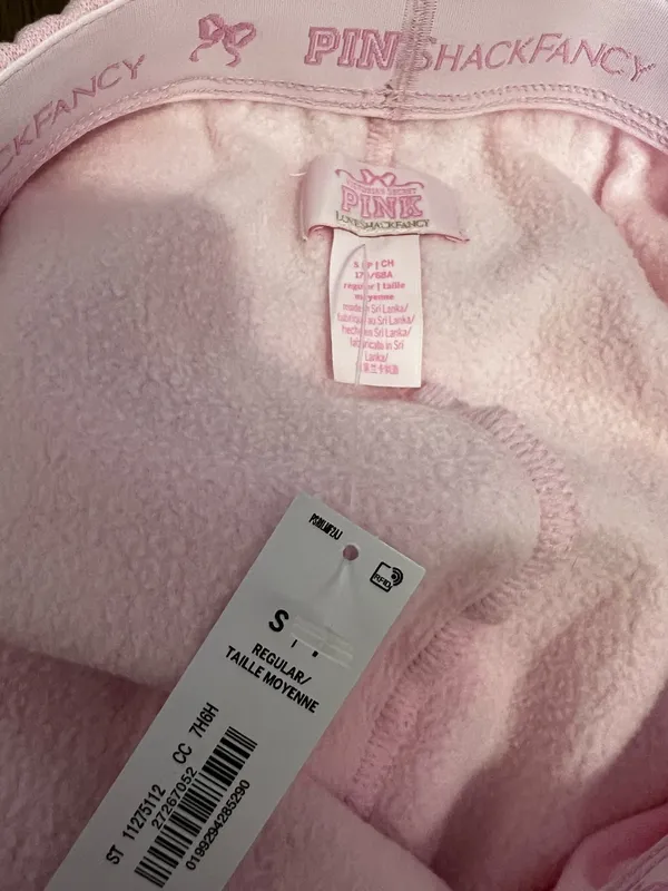Victorias Secret PINK x Love Shack Fancy Tracksuit Hoodie and Pants Set Small - Image 3