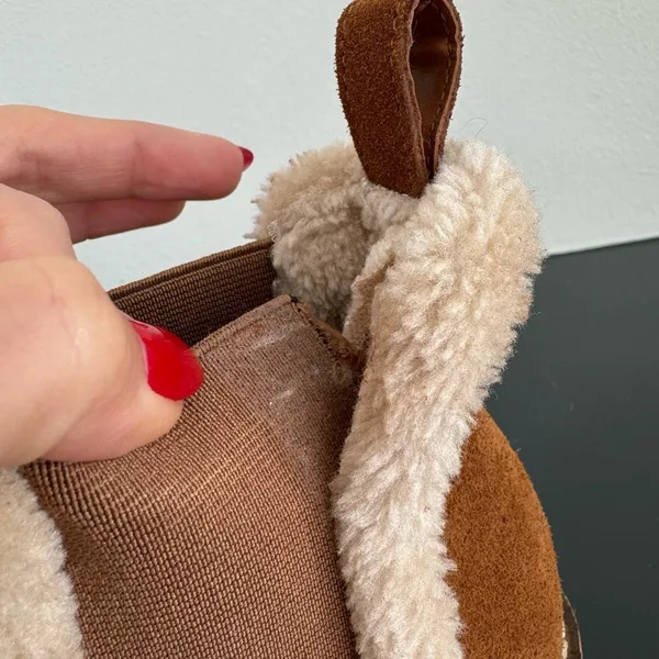 NEW Steve Madden Leopold Suede Leather Chelsea Boot in Camel Size 6.5 - Image 7