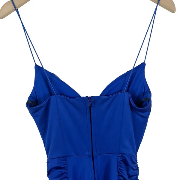 B. Darlin Royal Blue Side Ruched Sleeveless Bodycon Mini Dress Size 3/4 - Image 5