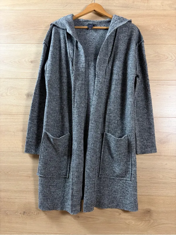 LuLu Women's Hooded Felted Wool Cardigan Small - Image 5