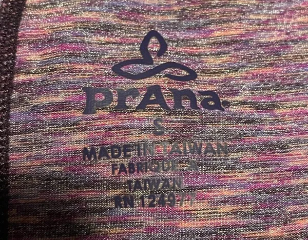 PrAna Womens Skort Purple Space Dye Leanne Performance Fold Over Waist Small - Image 6