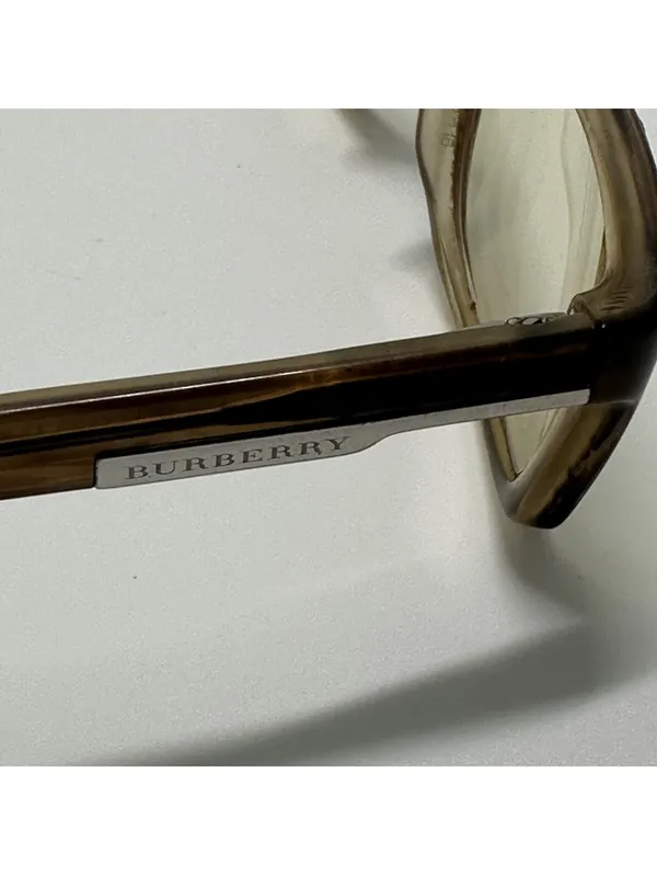 Burberry Rectangular Brown Prescription Glasses Frames with Case - Image 10