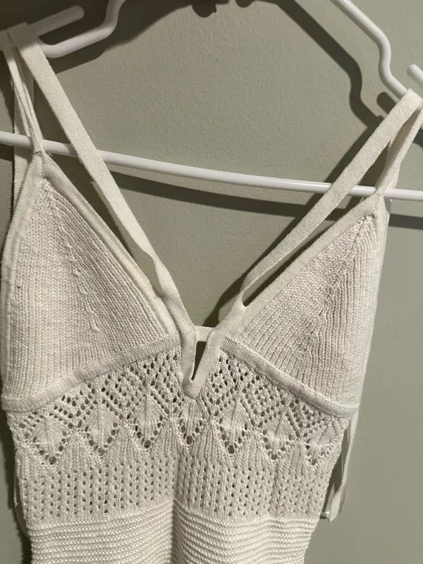 Abercrombie and fitch crochet white dress - Image 3
