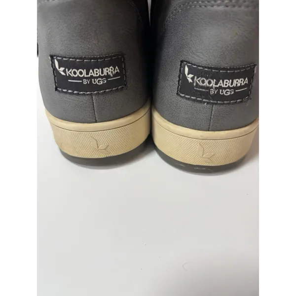 Koolaburra by UGG Womens Grey Suede Faux Fur Zip Winter Boots 1105889‎ Size 6 - Image 2