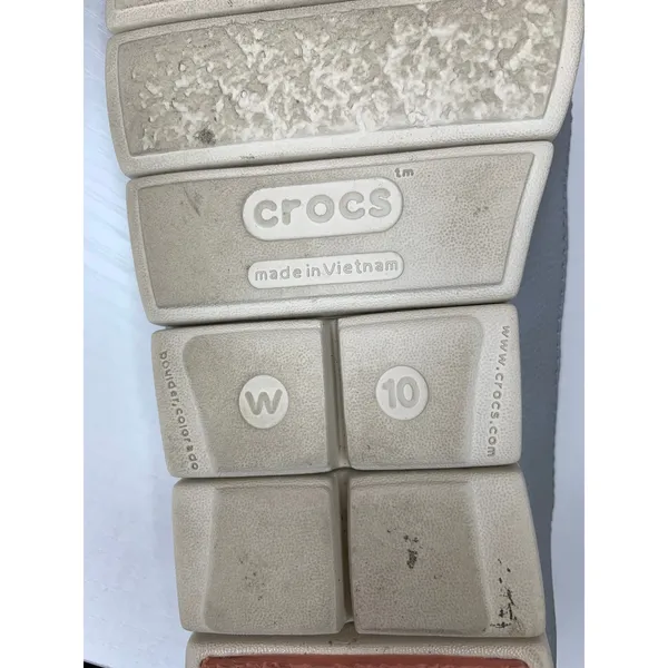 Crocs Stretch Sole Flat Womens Slip-On Ballet Flats Gray Size 10 Comfort - Image 8