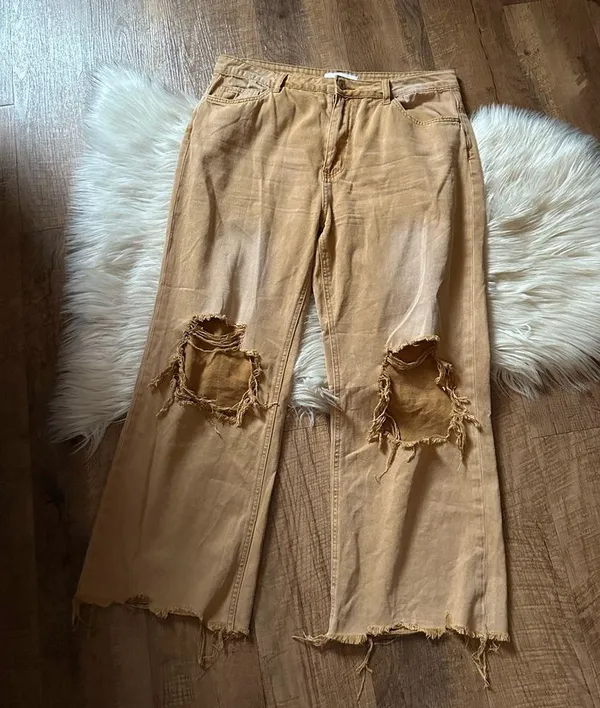 VERVET Kiss Of California High Rise 90’s Vintage Crop Flare Jeans - Image 4