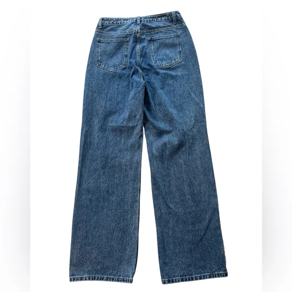 Cider Distressed Wide Leg Jeans - Image 2
