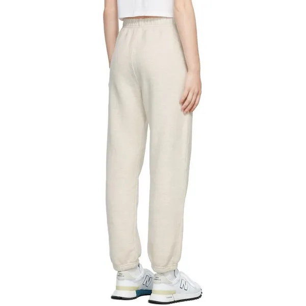 Agolde Revolve Kelby Oatmeal Heather Fleece Lined Lounge Jogger Sweatpants Small - Image 2