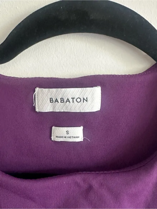 Aritzia | Babaton Eggplant Purple Sleeveless Bodysuit - Image 3