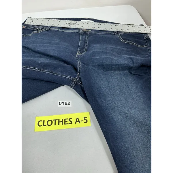 Womans Excellent Condition Angels Curvy Skinny Blue Jeans 24 W 0182/A-5 - Image 5
