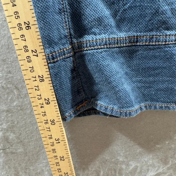 1629 |‎ Max Studio London Wide Leg High Waist Denim Trousers Blue Womens XS - Image 4