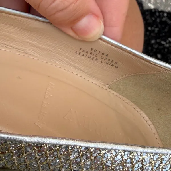 J.Crew Collection $278 Women's Roxie Glitter Pointed Toe Pumps Heels Sz 9 E0784 - Image 7