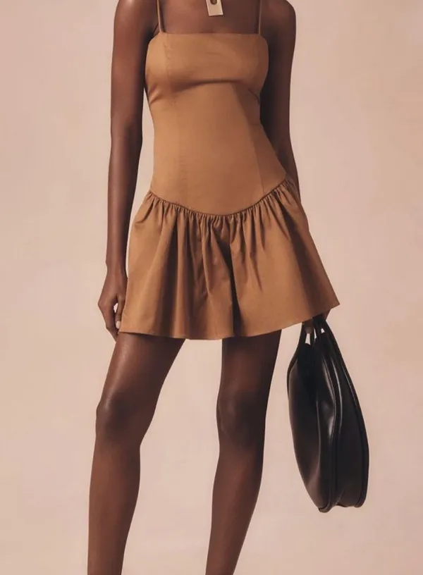 Anthropologie Drop Waist Mini Dress Large - Image 3
