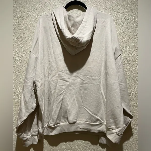 Alo Yoga NWOT Accolade Hoodie Sweatshirt Bone Color Size L - Image 4