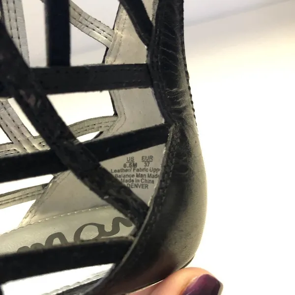 Sam Edelman Black‎ Denver Flat Sandals - Image 14